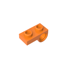 GDS-854 - Plate Special 1 x 2 with Pin Hole