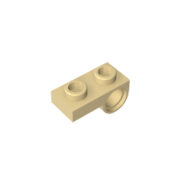 GDS-854 - Plate Special 1 x 2 with Pin Hole