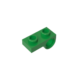 GDS-854 - Plate Special 1 x 2 with Pin Hole