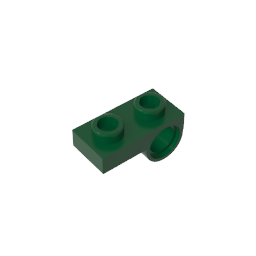 GDS-854 - Plate Special 1 x 2 with Pin Hole