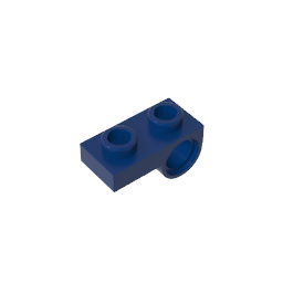 GDS-854 - Plate Special 1 x 2 with Pin Hole