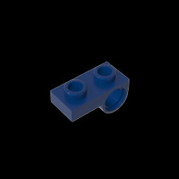 GDS-854 - Plate Special 1 x 2 with Pin Hole