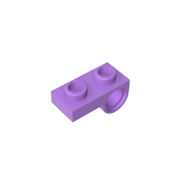 GDS-854 - Plate Special 1 x 2 with Pin Hole