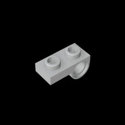 GDS-854 - Plate Special 1 x 2 with Pin Hole