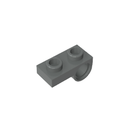 GDS-854 - Plate Special 1 x 2 with Pin Hole