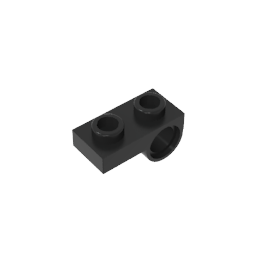 GDS-854 - Plate Special 1 x 2 with Pin Hole