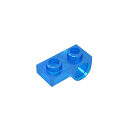 GDS-854 - Plate Special 1 x 2 with Pin Hole