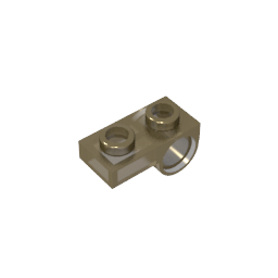 GDS-854 - Plate Special 1 x 2 with Pin Hole