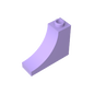 GDS-857 - Brick Arch 1 x 3 x 2 Inverted [Inside Bow]