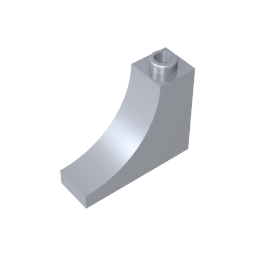 GDS-857 - Brick Arch 1 x 3 x 2 Inverted [Inside Bow]
