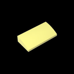 GDS-859 - Slope Brick Curved 2 x 4 x 2/3 No Studs, with Bottom Tubes