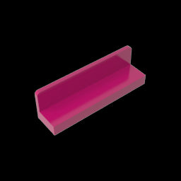 GDS-861 - Panel 1 x 4 x 1 with Rounded Corners [Thin Wall]