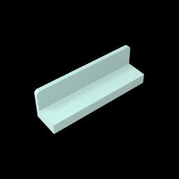 GDS-861 - Panel 1 x 4 x 1 with Rounded Corners [Thin Wall]