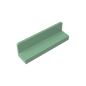GDS-861 - Panel 1 x 4 x 1 with Rounded Corners [Thin Wall]