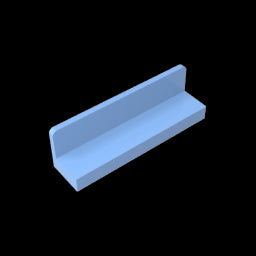 GDS-861 - Panel 1 x 4 x 1 with Rounded Corners [Thin Wall]