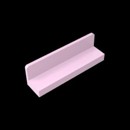 GDS-861 - Panel 1 x 4 x 1 with Rounded Corners [Thin Wall]