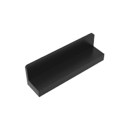 GDS-861 - Panel 1 x 4 x 1 with Rounded Corners [Thin Wall]