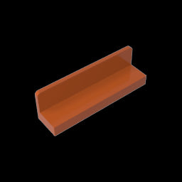 GDS-861 - Panel 1 x 4 x 1 with Rounded Corners [Thin Wall]