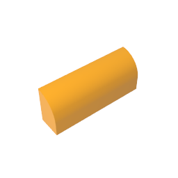GDS-863 - Brick Curved 1 x 4 x 1 1/3 No Studs, Curved Top