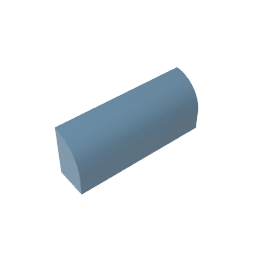 GDS-863 - Brick Curved 1 x 4 x 1 1/3 No Studs, Curved Top