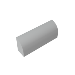 GDS-863 - Brick Curved 1 x 4 x 1 1/3 No Studs, Curved Top