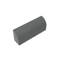 GDS-863 - Brick Curved 1 x 4 x 1 1/3 No Studs, Curved Top