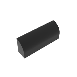 GDS-863 - Brick Curved 1 x 4 x 1 1/3 No Studs, Curved Top
