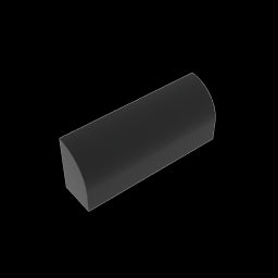 GDS-863 - Brick Curved 1 x 4 x 1 1/3 No Studs, Curved Top