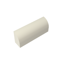 GDS-863 - Brick Curved 1 x 4 x 1 1/3 No Studs, Curved Top