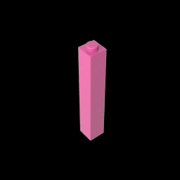 GDS-866 - Brick 1 x 1 x 5 with Blocked Open or Hollow Stud