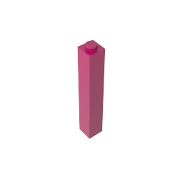 GDS-866 - Brick 1 x 1 x 5 with Blocked Open or Hollow Stud