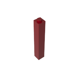GDS-866 - Brick 1 x 1 x 5 with Blocked Open or Hollow Stud