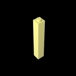 GDS-866 - Brick 1 x 1 x 5 with Blocked Open or Hollow Stud