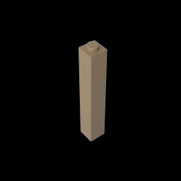 GDS-866 - Brick 1 x 1 x 5 with Blocked Open or Hollow Stud