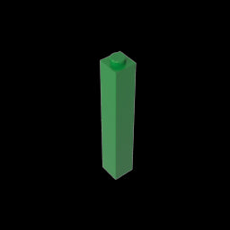 GDS-866 - Brick 1 x 1 x 5 with Blocked Open or Hollow Stud