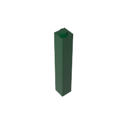 GDS-866 - Brick 1 x 1 x 5 with Blocked Open or Hollow Stud