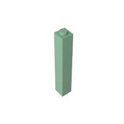 GDS-866 - Brick 1 x 1 x 5 with Blocked Open or Hollow Stud