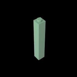 GDS-866 - Brick 1 x 1 x 5 with Blocked Open or Hollow Stud
