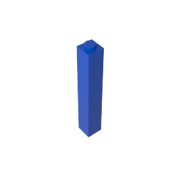 GDS-866 - Brick 1 x 1 x 5 with Blocked Open or Hollow Stud