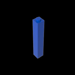 GDS-866 - Brick 1 x 1 x 5 with Blocked Open or Hollow Stud