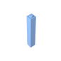 GDS-866 - Brick 1 x 1 x 5 with Blocked Open or Hollow Stud