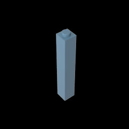 GDS-866 - Brick 1 x 1 x 5 with Blocked Open or Hollow Stud