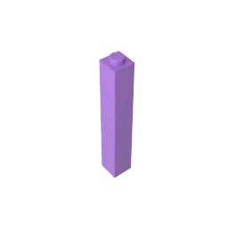 GDS-866 - Brick 1 x 1 x 5 with Blocked Open or Hollow Stud