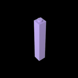 GDS-866 - Brick 1 x 1 x 5 with Blocked Open or Hollow Stud