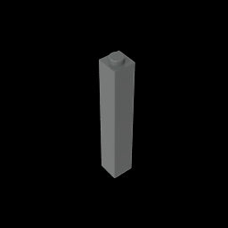GDS-866 - Brick 1 x 1 x 5 with Blocked Open or Hollow Stud