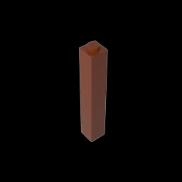 GDS-866 - Brick 1 x 1 x 5 with Blocked Open or Hollow Stud