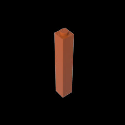 GDS-866 - Brick 1 x 1 x 5 with Blocked Open or Hollow Stud