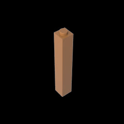 GDS-866 - Brick 1 x 1 x 5 with Blocked Open or Hollow Stud