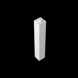 GDS-866 - Brick 1 x 1 x 5 with Blocked Open or Hollow Stud