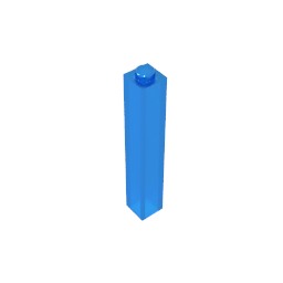 GDS-866 - Brick 1 x 1 x 5 with Blocked Open or Hollow Stud